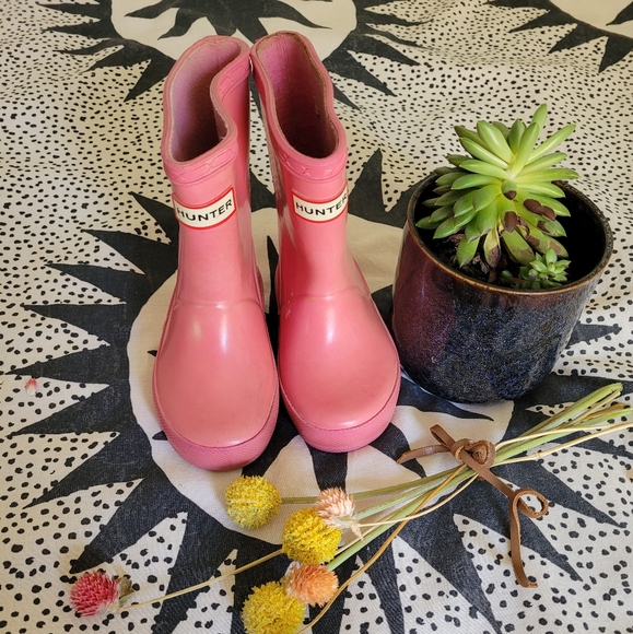 Pink hunter rain boots - Picture 1 of 3